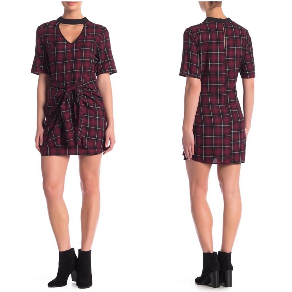 BCBGeneration Plaid Dress